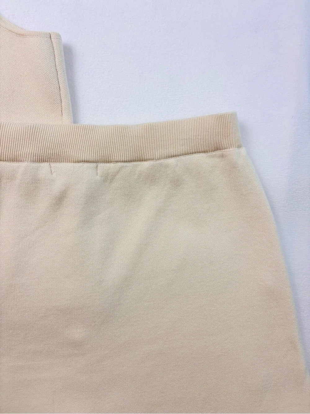 NWT Rachel Zoe Cream Rayon Blend Sleeveless Gold Button Down Mini Skirt Set (XL) - Picture 10 of 15